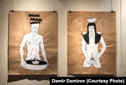 На выставке Демира Демирова в Париже