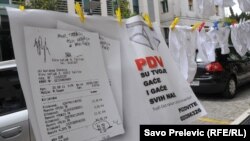 Montenegrin Underwear Protest