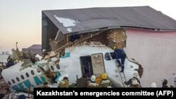 Qazahistanda olğan uçaq qazasınıñ yeri