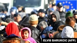 Migranti na granici između Hrvatske i BiH, arhivska fotografija