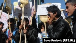 Jedan od protesta u regiji za bolji položaj Roma