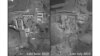 از چپ به راست: نمایی از سایت آباده قبل و بعد از تخریب