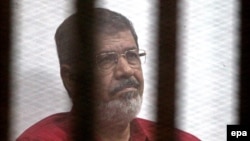 Deposed Egyptian President Muhammad Morsi (file photo)