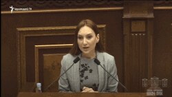 Руководитель правящей фракции «Мой шаг» Лилит Макунц, 15 апреля 2020 г 