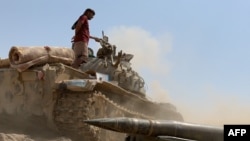 شماری از نیروهای شورای انتقالی جنوبی (آرشیف) 