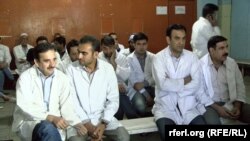داکتران در یک شفاخانه چشم در افغانستان