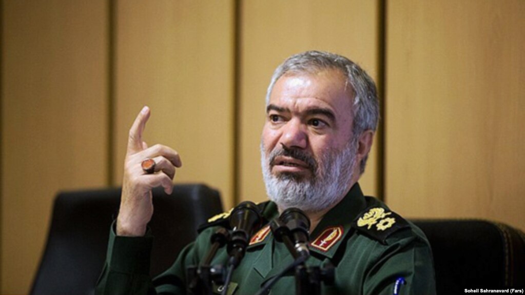Ali Fadavi, deputy commander of the Islamic Revolutionary Guard Corps, undated. File photo