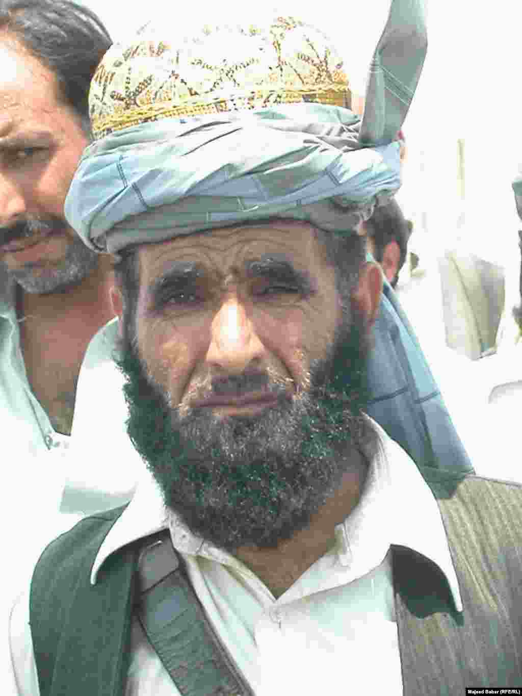 An Afridi tribal leader in the Khyber Pass.