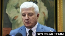 Montenegrin Prime Minister Dusko Markovic (file photo)