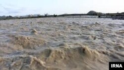 Flash floods in the center of Iran, Jabal river in the east of Isfahan, March 26, 2019.