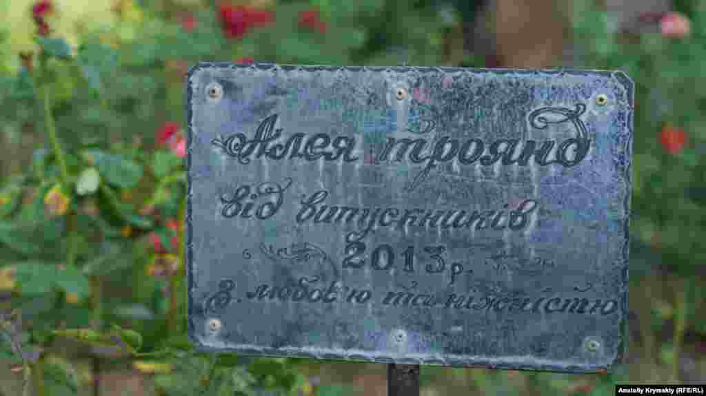 Пам'ять про останній випуск української гімназії перед анексією