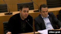 ფრაქცია "დამოუკიდებელი დეპუტატების" წევრები ლევან კობერიძე და გედევან ფოფხაძე