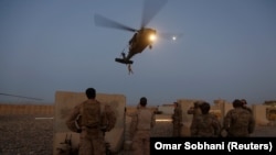 FILE: U.S. troops take part in an exercise in Helmand province in July.