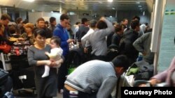 Таможенный контроль в Ташкентском международном аэропорту.