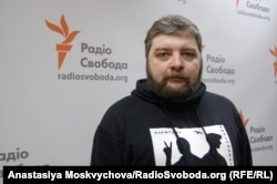 Правозахисник Максим Буткевич в офісі Радіо Свобода, 2018 рік