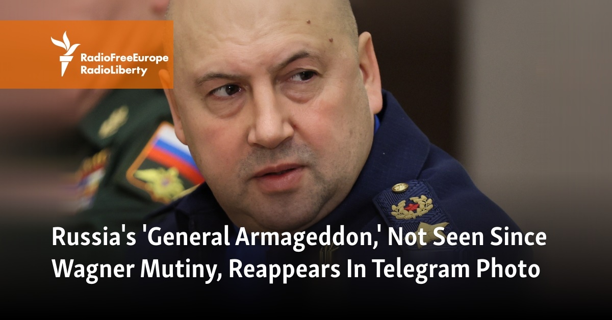 Russia's 'General Armageddon,' Not Seen Since Wagner Mutiny, Reappears ...