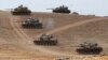 Турэцкія танкі займаюць пазыцыі на турэцка-сырыйскай мяжы