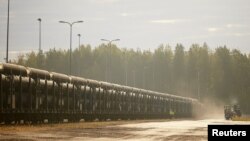 Сталеві труби для трубопроводу Nord Stream 2, архівне фото