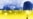 GENERIC – Microphone on a background of a blurry flag Ukraine close-up