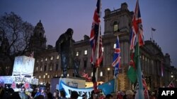 Slavlja u Londonu na noć Brexita