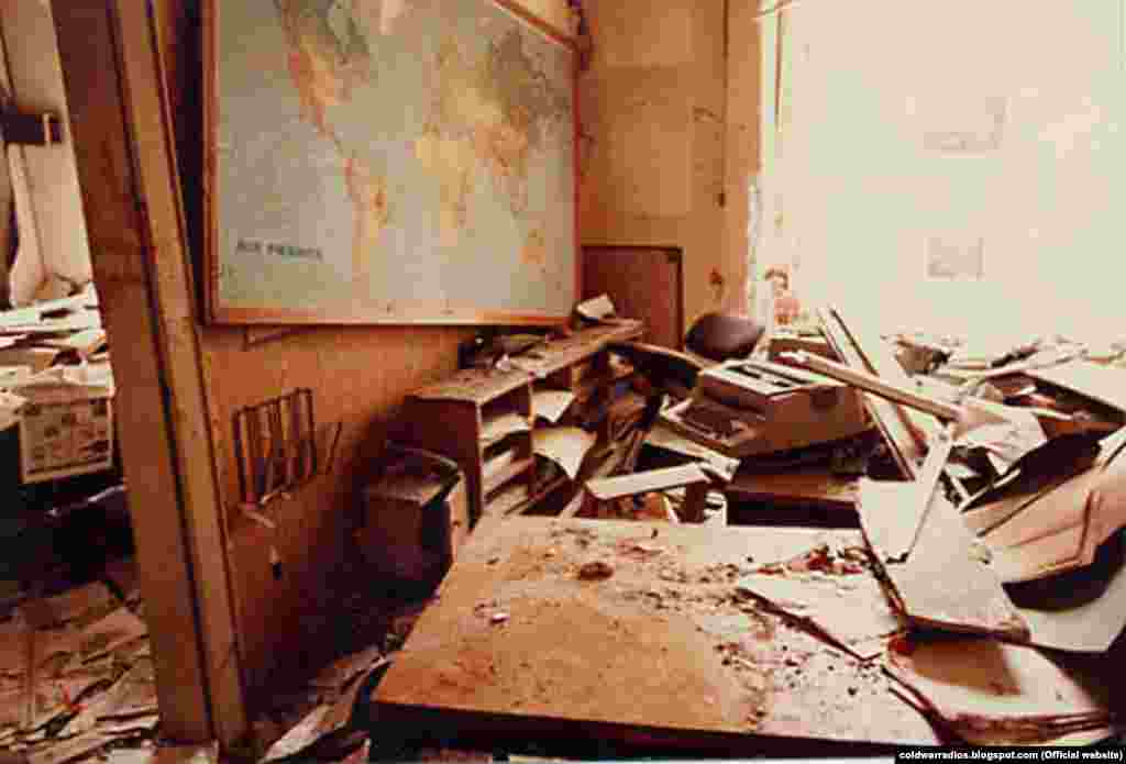 Последствия взрыва 21 февраля 1981 года.
