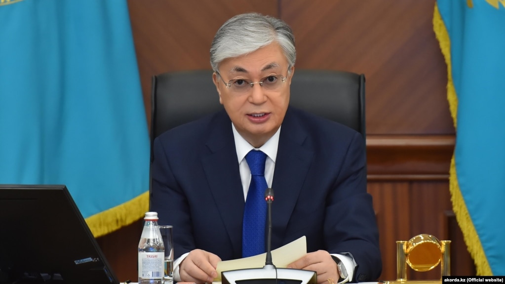Казакстандын президенти Касым-Жомарт Токаев.