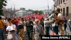 Müxalifətin etiraz aksiyası. Moskva 12 iyun 2012