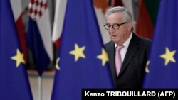 Европа комиссиясынын төрагасы Жан-Клод Юнкер. Брюссел, 30-июнь, 2019-жыл. 