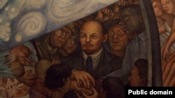 Diego Rivera'nın "Lenin" freskosu