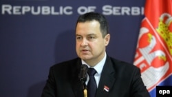 Српскиот вицепремиер и шеф на дипломатија Ивица Дачиќ 