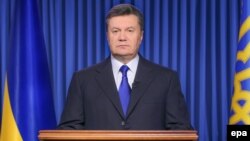 Соборениот украински претседател Виктор Јанукович.