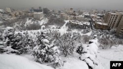  تهران در موج سرمای اخیر سفیدپوش شد.