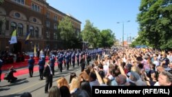 Prizor ispred Predsjedništva Bosne i Hercegovine