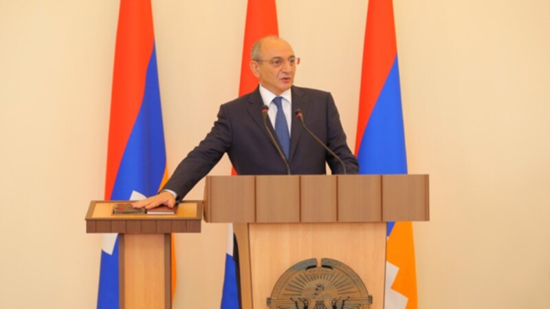 Karabakh Leader Sworn In For Another Term