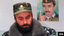 Chechen separatist Shamil Basayev in 2001