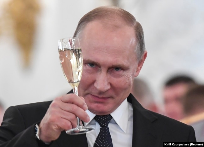 Президент Росії Володимир Путін. Москва, Кремль, 28 грудня 2018 року