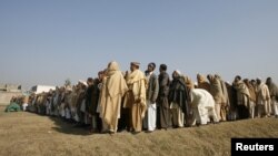 A funeral in Swabi.