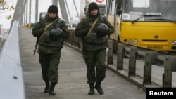 Военнослужащие Национальной гвардии Украины.