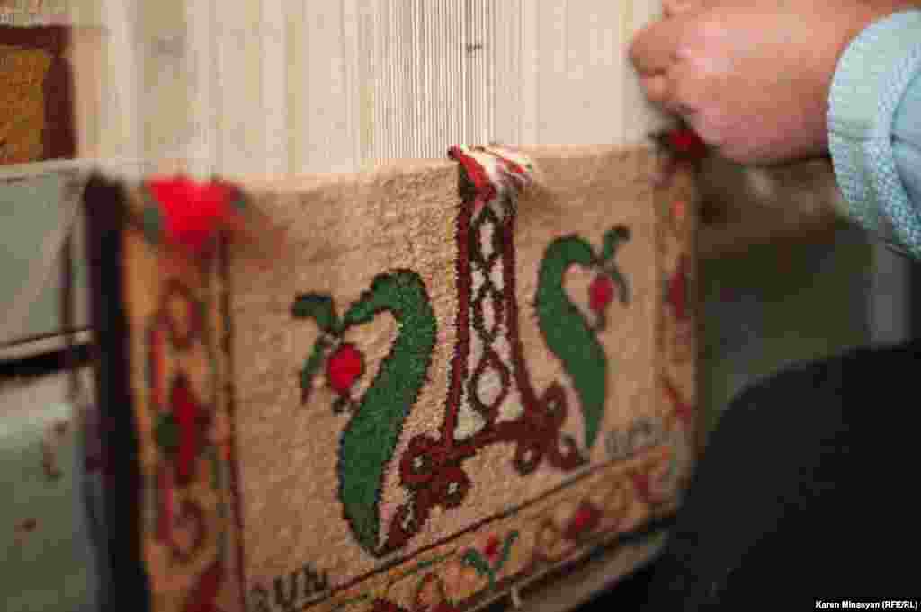 Armenia -- A carpet workshop in Armenia, Getik village, Gegharkuniq region, 28Mar2013