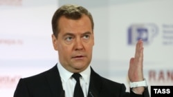 Председатель российского правительства Дмитрий Медведев