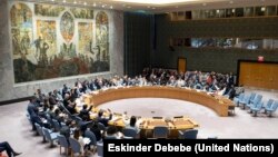 نمایی از شورای امنیت سازمان ملل متحد در نیویورک؛ عکس آرشیوی‌ست
