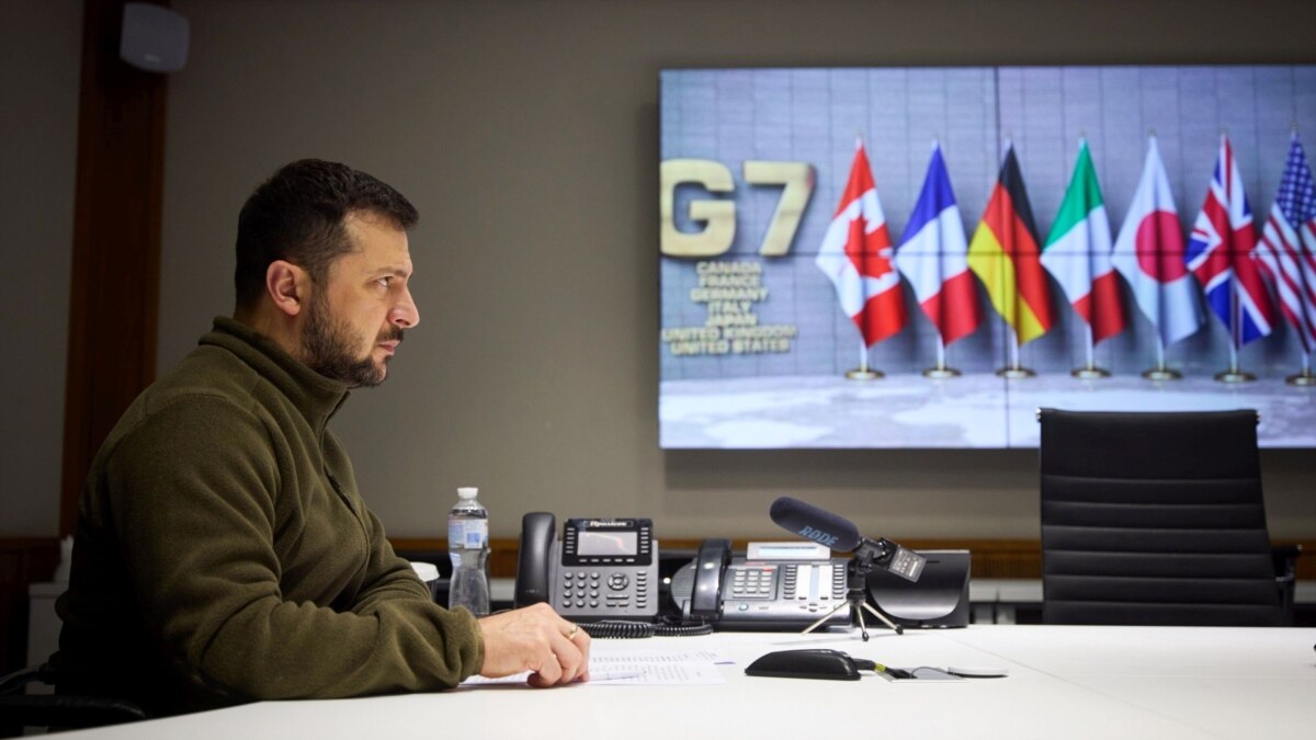 Зеленський закликав країни G7 відповідати Росії «симетрично»