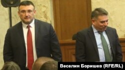 Вътрешният министър Младен Маринов и правосъдният му колега Данаил Кирилов
