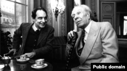 Italo Calvino și Jorge Louis Borges