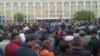 Кызыл-Ордо шаарындагы жер сатууга каршылардын нааразылык акциясы, 1-май, 2016