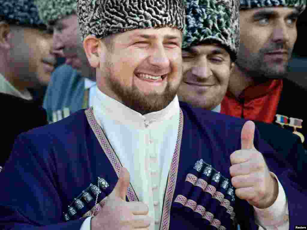 Not to be outdone, Chechen leader Ramzan Kadyrov (above) is trying to get in on the act. It's just been announced that Russia's Vneshekonombank plans to invest $345 million to build a luxury ski resort in the volatile North Caucasus republic.