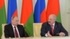 Unequal partners: Russian President Vladimir Putin and his Belarusian counterpart, Alyaksandr Lukashenka 