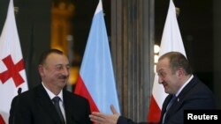 Giorgi Margvelashvili və İlham Əliyev
