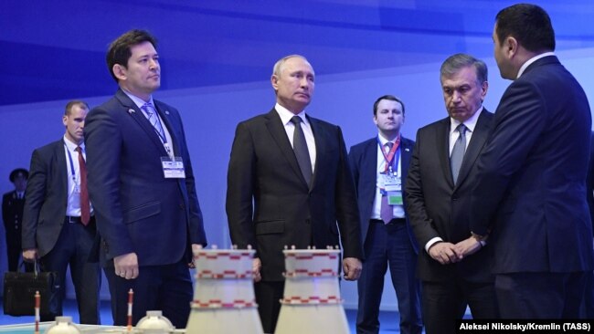 Путин в Ташкенте