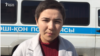 Атырау мұнай және газ университетінде оқитын қытайлық студент Шұғыла Бауыржан. Атырау, 28 наурыз 2017 жыл. (Видеодан алынған скриншот)